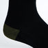 Color Block Black + Pink Cotton Compression Socks